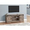 Monarch Specialties Tv Stand 60 Inch Console Media Entertainment Center Storage Cabinet Living Room Bedroom Laminate Brown Transitional - 3 of 4
