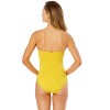 Women's Live In Color Twist Front Shirred One Piece Swimsuit - 2 of 4