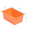ECR4Kids Storage Bins with Scoop Front Handles - Cubby Compatible - 10-Pack - 2 of 4