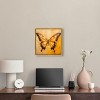 Art Remedy Golden Ochre Butterfly Elegant Butterfly Wall Art Framed - 2 of 4