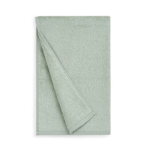 Turkish Cotton Bath Towel Green - Wellbe - 1 of 4