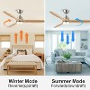 BestParts 52 Inch Ceiling Fan, Lighted Ceiling Fan with Remote Control, 6-Speed ​​Reversible Motor, Farmhouse Style, Solid Wood - 4 of 4