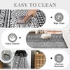 Modern Geometric Area Rug, Machine Washable Large Carpet with Non-Slip Backing for Living Room, Dining Table, Bedroom Farmhouse Home Office Decor - 3 of 4
