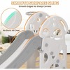 Whizmax Kids Slide, Play Climber Slide for Toddlers Age 1 to 6 Years with Basketball Hoop, Ideal Gift for Boys and Girls Indoor Outdoor Toy, Gray - 3 of 4