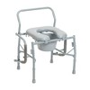 Drive Medical Steel Drop Arm Bedside Commode with Padded Seat and Arms - image 3 of 4