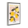 Stupell Industries Fruit Market Lemon Branch Floating Frame Canvas Art - 2 of 4