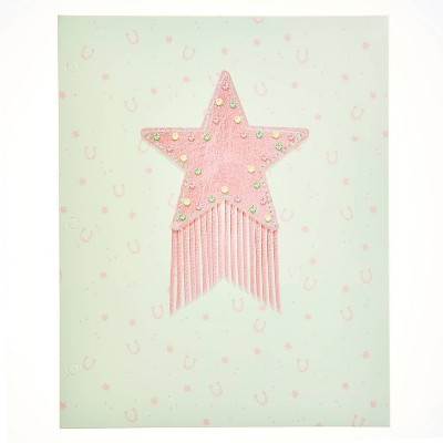 Gartner Studios 2 Pocket Howdy Girl E: Ivory - Fringed Star Patch Paper Folder