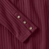 Lands' End Women's Long Sleeve Wide Rib Turtleneck - 3 of 3
