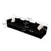 GDFStudio Sewell 114" Modern Corduroy 3-Seater Sofa with Cloud-Feel Cushions - 3 of 4
