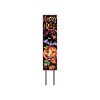 HomeRoots 42" Black Orange And Tan Solid Wood Happy Halloween And Fall Owl Reversible Garden Stake - 4 of 4