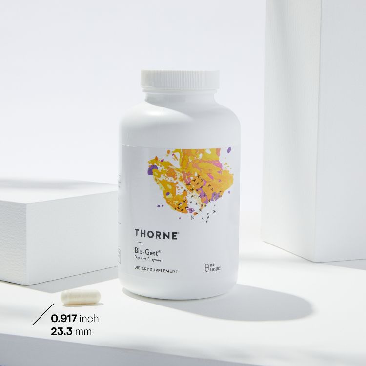 THORNE - Advanced Digestive Enzymes - Blend of Digestive Enzymes to Aid Digestion - Gut Support with Pepsin, Ox Bile & Pancreatin* - 90 Servings, 4 of 8