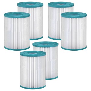 Hurricane 6 Pack HF4405-02 Advanced Spa Filter Cartridge for PRB25SF, Unicel C-4405, Filbur FC-2387, CMP 25392-000-100, Rainbow Dynamic Series IV - 1 of 4