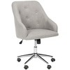 Evelynn Tufted Swivel Office Chair  - Safavieh - 3 of 4