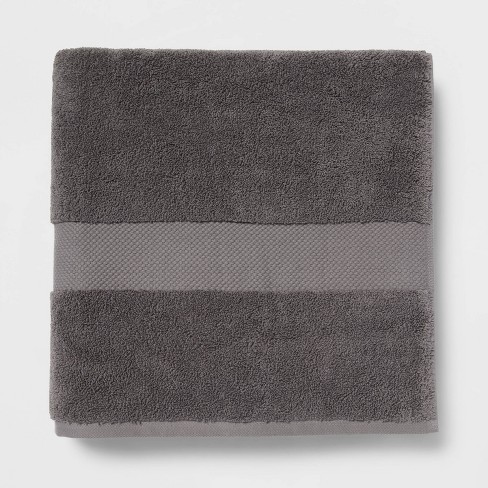 Performance Plus Oversized Bath Towel Dark Gray - Threshold™ : Target