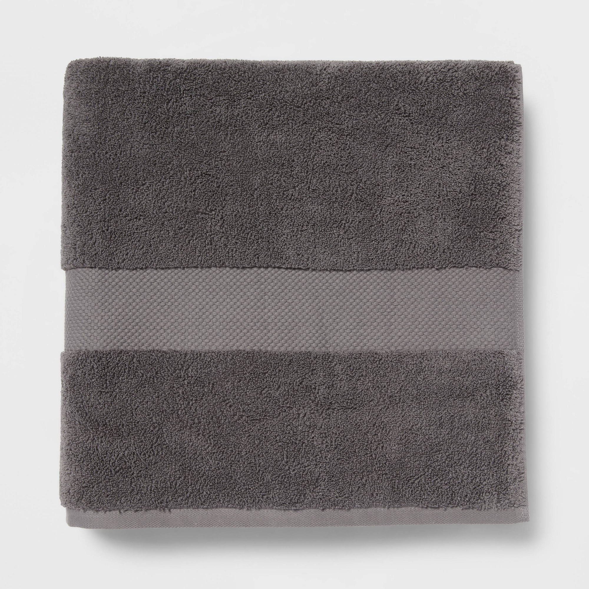 Performance Plus Oversized Bath Towel Dark Gray - Threshold™