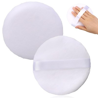 2pcs Powder Puff, 4.13 Inch Powder Puff for Body Powder, Body Powder Puff Large Powder Puff