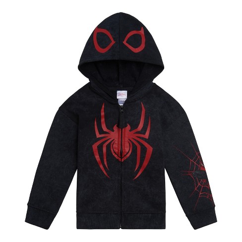 Marvel Spider man Miles Morales Little Boys Fleece Matching Family Zip Up Cosplay Hoodie Boys 7 8 Target