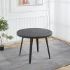 Vynxaria Black Adjustable Coffee Table for Contemporary Dining and Office Spaces - 4 of 4