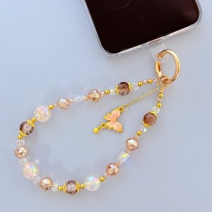 Wrapables Sparkling Beaded Cell Phone Wrist Strap, Keychain, Bag Charm with Lanyard Tether Tab - 1 of 4