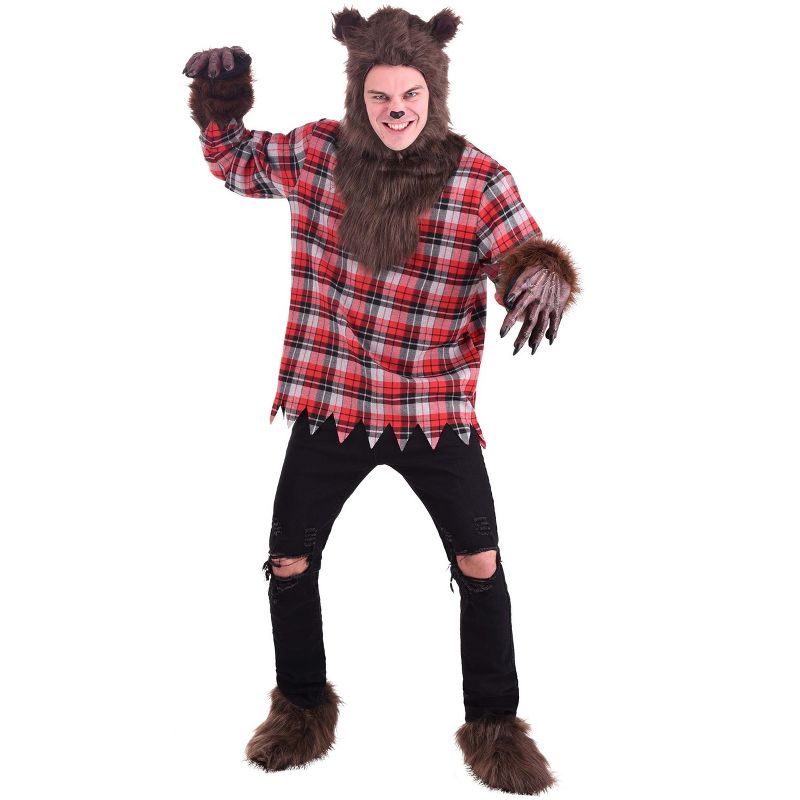 HalloweenCostumes.com Adult Male Werewolf Costume, 3 of 9