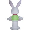 Gemmy Airblown Inflatable Easter Bunny Giant,  Tall, White - 3 of 3
