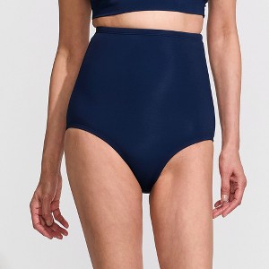 Lands' End Women's Slender Separates Ultra High Waisted Bikini Swim Bottoms - 1 of 4