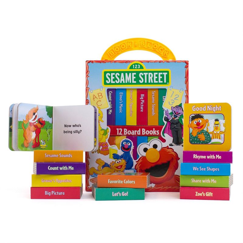 Sesame Street My First Library 12 Board Book Block Set - by Phoenix (Hardcover), 2 of 7