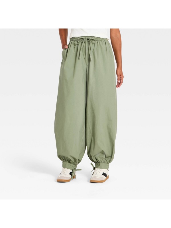 Balloon Pants — Olive