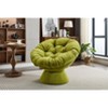 NicBex Oversized Papasan Chair Swivel Accent Chair with 360 Degree Swivel Barrel Chair for Living Room, Bedroom - 2 of 4