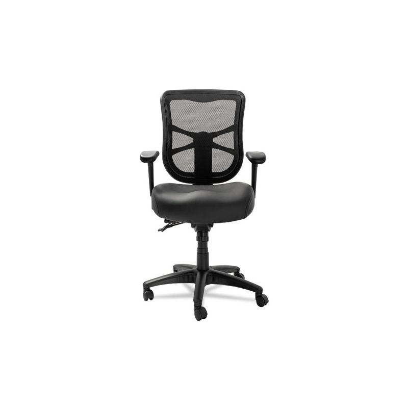 Alera Alera Elusion Series Mesh Mid-Back Multifunction Chair, Supports Up to 275 lb, 17.7" to 21.4" Seat Height, Black Model No ALEEL4215, 4 of 8