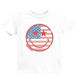 The Juniper Shop SmileyWorld Flag Smiley Face Youth Short Sleeve Tee - 1 of 4