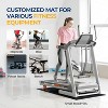 SereneLife 30'' x 60'' Portable Exercise Mat with Non-Slip Texture SLTRAMT18.5 - Black - 4 of 4