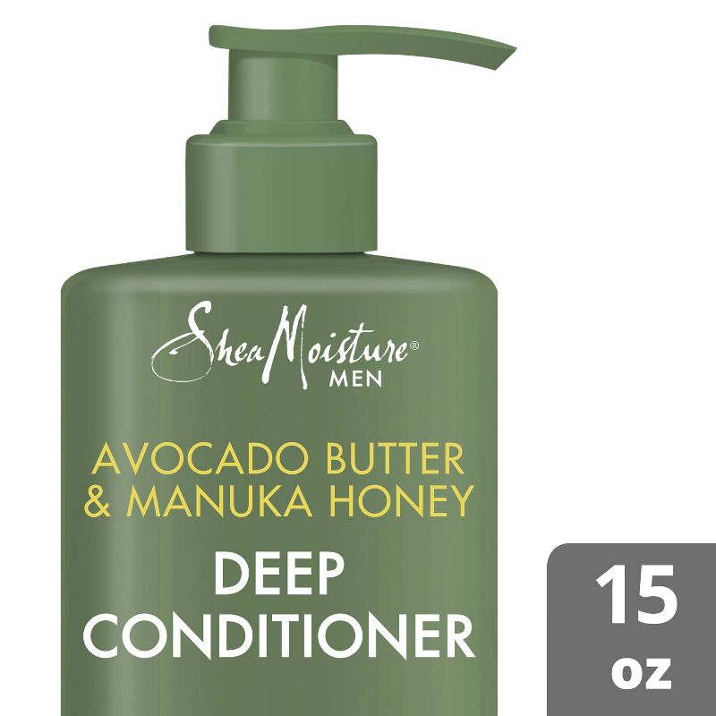 SheaMoisture Men Deep Conditioner - Avocado Butter &#38; Manuka Honey - 15 fl oz, 1 of 12