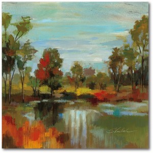 Courtside Market Hidden Pond Hues I Gallery-Wrapped Canvas - 1 of 4