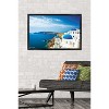 Trends International Santorini Island Framed Wall Poster Prints - 2 of 4