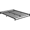 Modern Metal Platform Bed Frame with Steel Slats, Tool-Free Assembly. Full, Queen, King Sizes. No Box Spring Needed. - 4 of 4
