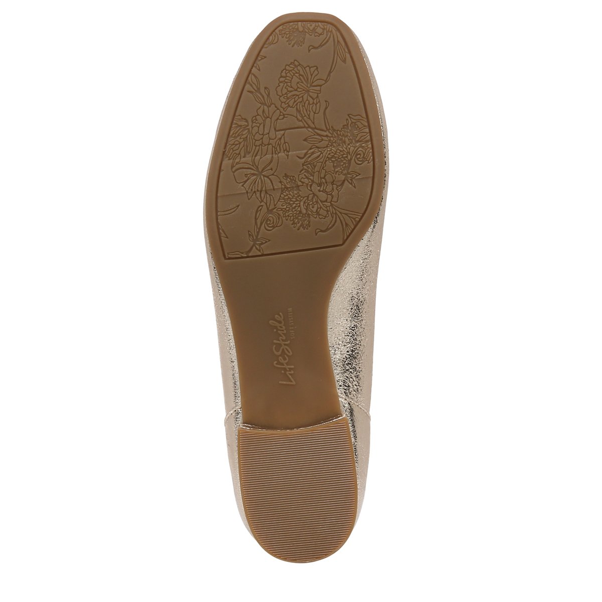 Обувь LifeStride Women's Celine Ballet Flat Platino Gold 8 M — фото 8