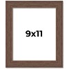 PosterPalooza | 9x11 Wide Barnwood Picture Frame, UV Acrylic, 6 Finishes - Grey, Brown, White, and Black - 2 of 4