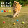 Prime Pets Tennis Balls for Dogs, 12 Pack 2.5 in Squeaky Rubber Doggie Exercise Toys - 3 of 4