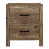 NicBex Nightstand with 2 Drawers,1pc Side Table with Metal Pulls and Wood Legs,Bedside Table for Bedroom,Living Room - 2 of 4