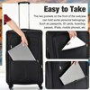 Aukfa Lightweight Soft Sided Swivel Wheels Expandable 3-Piece Luggage Set with Duffel Bag and TSA Lock - 3 of 4