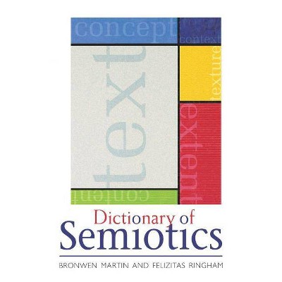 Dictionary of Semiotics - by  Bronwen Martin & Felizitas Ringham (Paperback)