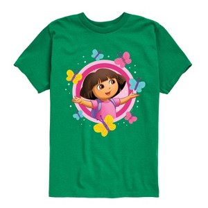 Boys' - Dora the Explorer - Butterflies Short Sleeve Graphic T-Shirt - 1 of 3