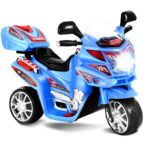 Costway Kids Ride On Motorcycle 3 Wheel 6v Battery Powered