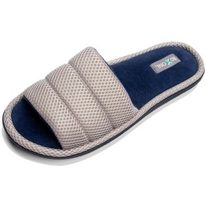 Roxoni Men's Slippers for Men's Plush Slippers for Men Open Toe House Slipper - 1 of 4