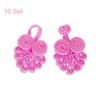 Unique Bargains Nylon Tang Suit Dress Sweater Handmade Sewing Fasteners Knot Closure Buttons 10 Sets - 3 of 4