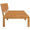 vidaXL Patio Pallet Middle Sofas Outdoor Furniture 2 Pcs - Solid Acacia Wood, Modular Design, Brown - 47.2" x 36.2" x 27.2" - 4 of 4