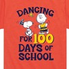 Boys' - Peanuts - Dancing For 100 Days Of School Short Sleeve Graphic T-Shirt - 2 of 4