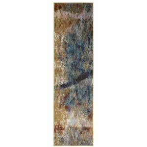 Oriental Weavers Venice 8123X Blue/ Gold Indoor Area Rug - 2'3" x 7'6" - 1 of 4