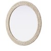 Elegant Lighting Round Cornhusk Mirror 36x36 in Linen White - 4 of 4